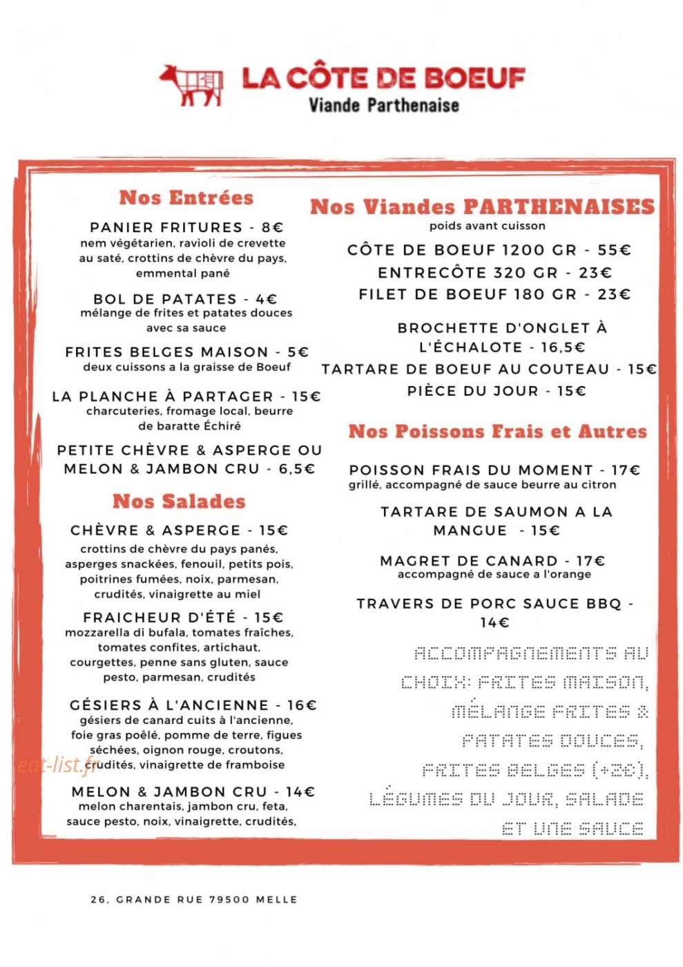 La Côte de Boeuf — carte page 2