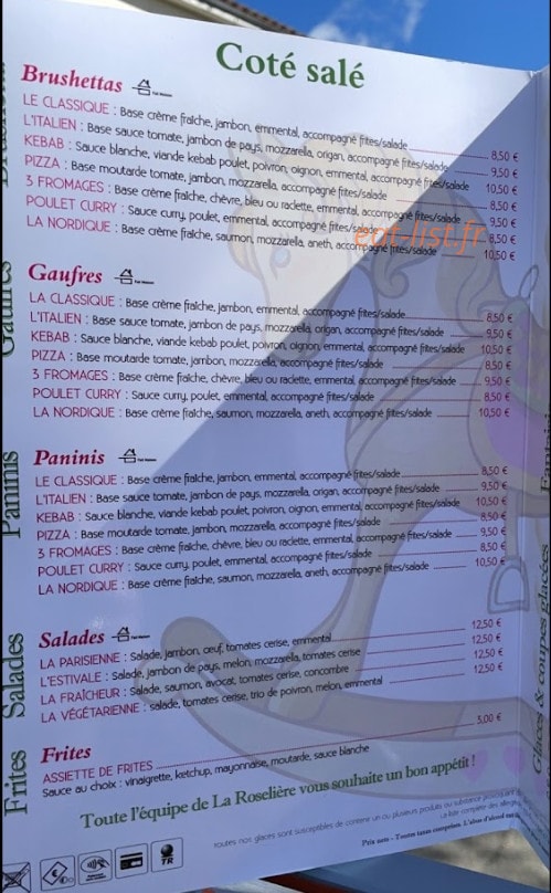 La Roselière — carte page 1