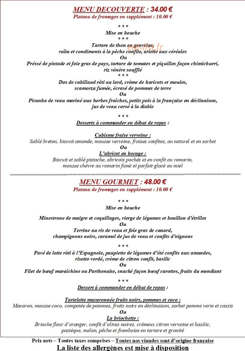 Le Central — carte page 2
