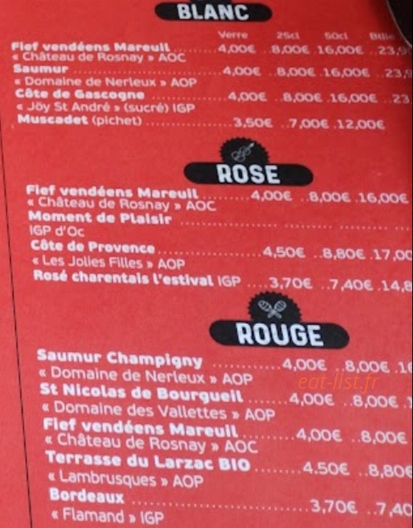 Marais Social Club — carte page 3