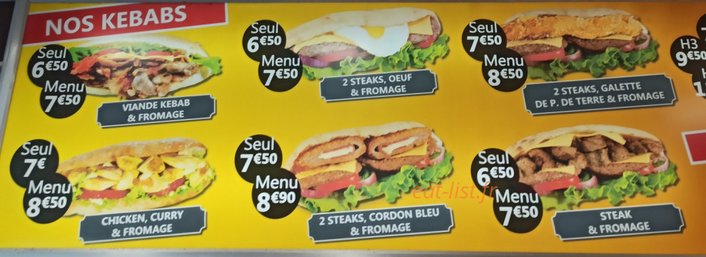 Magistral Kebab — carte page 3