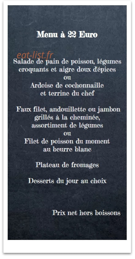 Au Bon Accueil — carte page 2