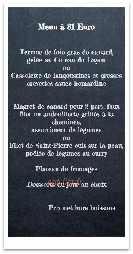 Au Bon Accueil — carte page 3