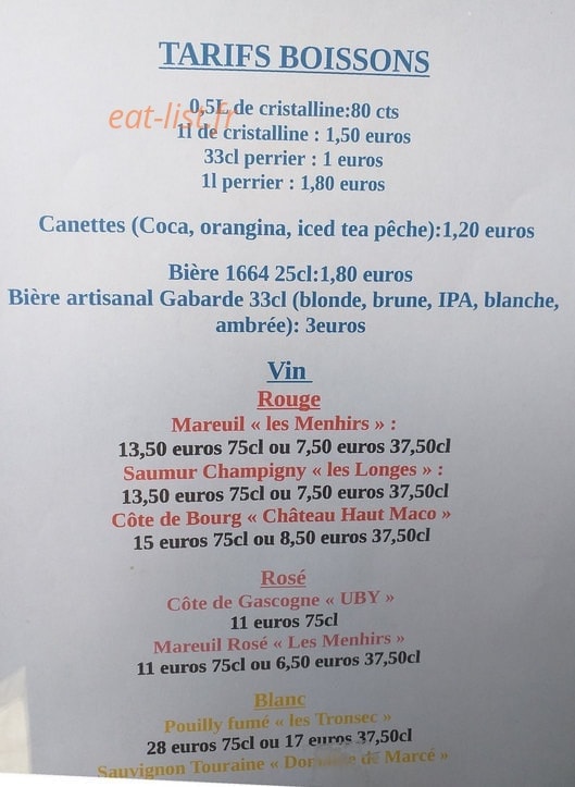La terrasse — carte page 2