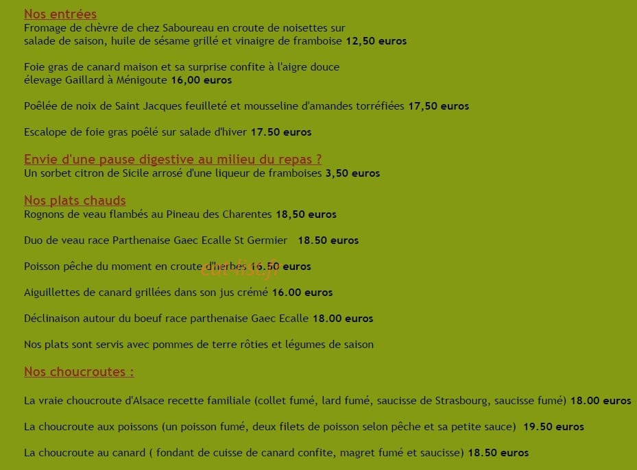 Petit courault — carte page 2
