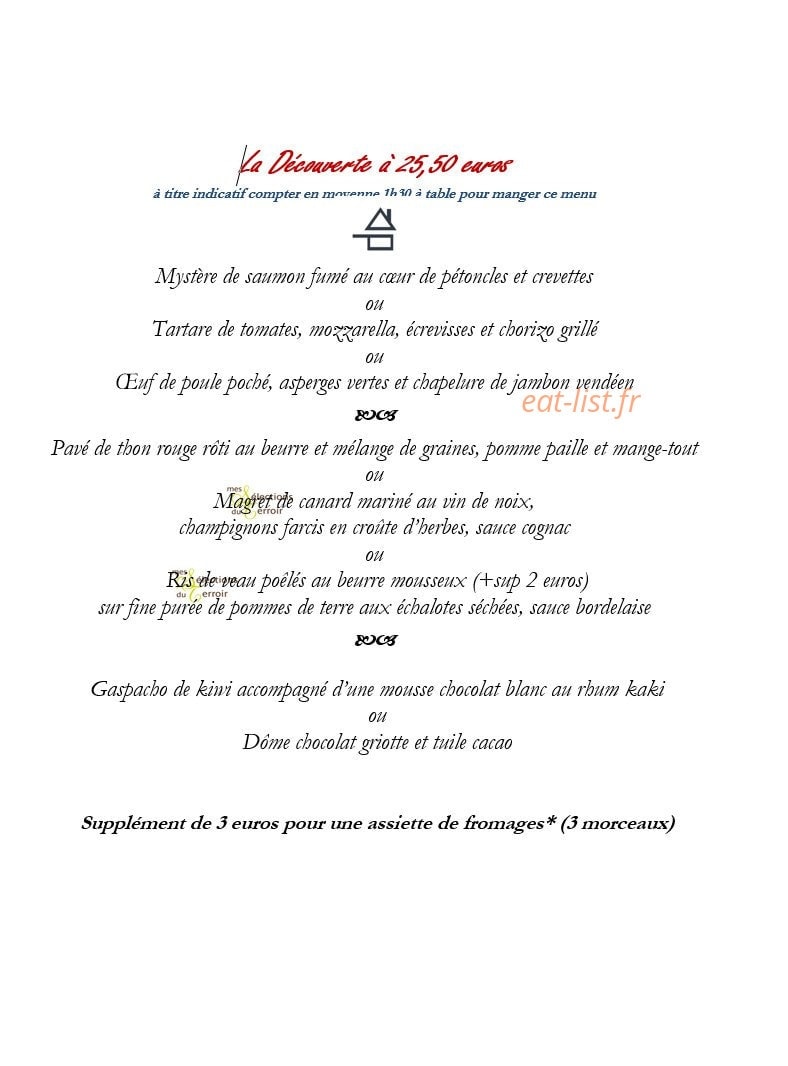 L'Orangerie — carte page 2