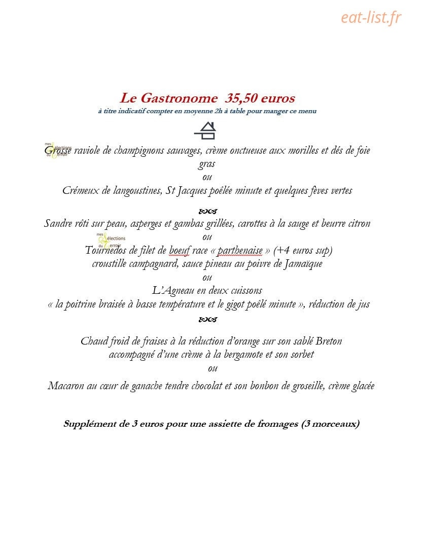 L'Orangerie — carte page 3