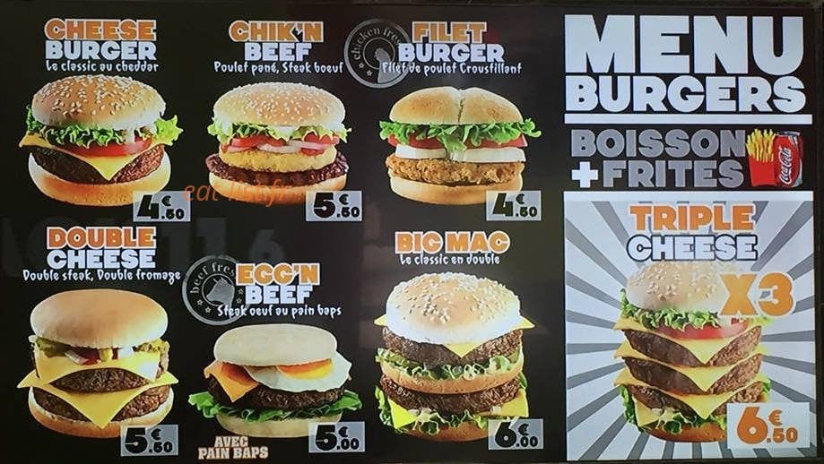 Aladin Kebab — carte page 1