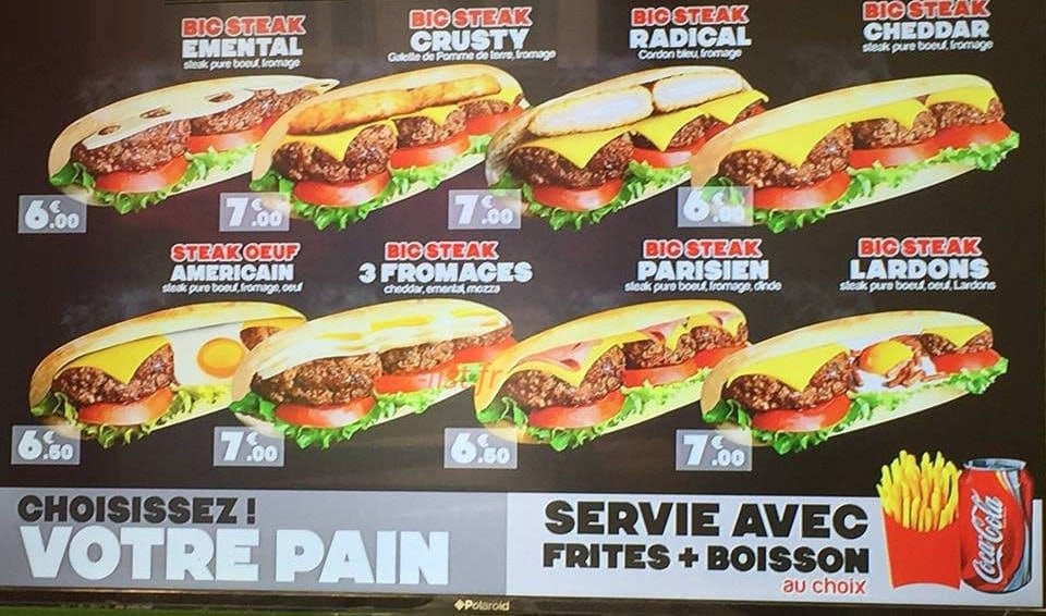 Aladin Kebab — carte page 2