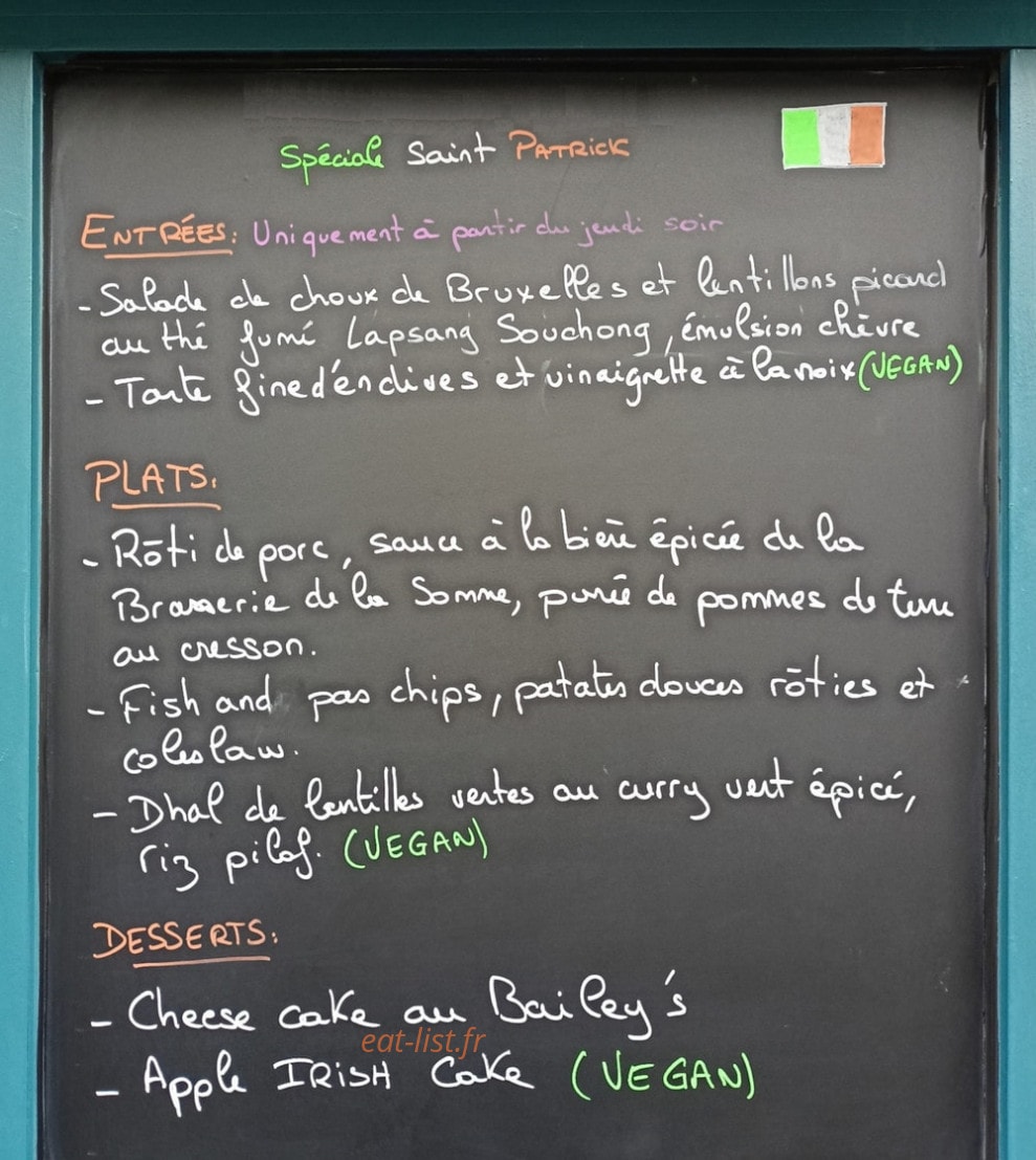 Au Quotidien — carte page 1