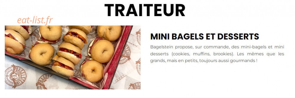 Bagelstein — carte page 10