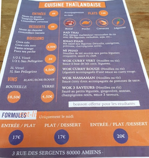 Bangkok — carte page 1