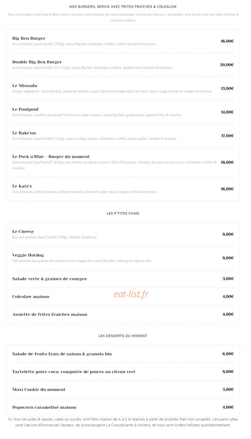 Big Ben — carte page 1