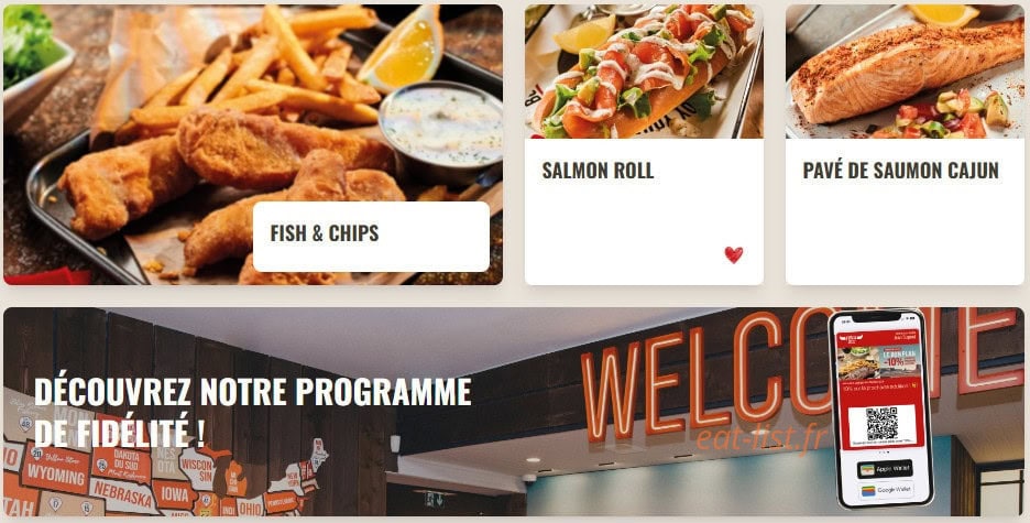 Buffalo Grill — carte page 10