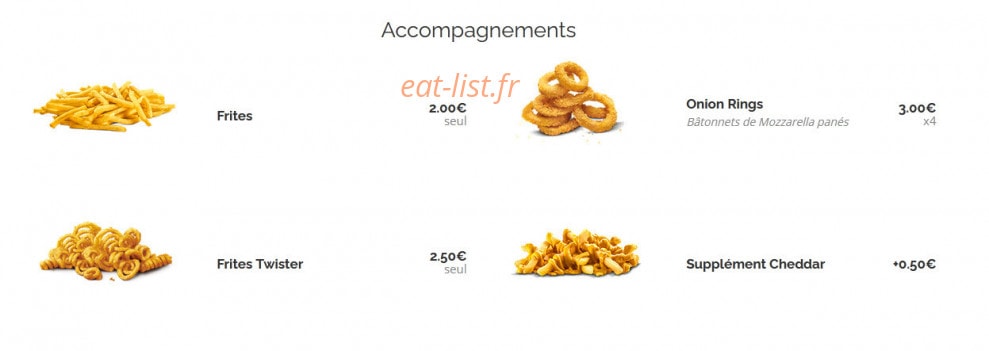 Burger Bucket — carte page 12