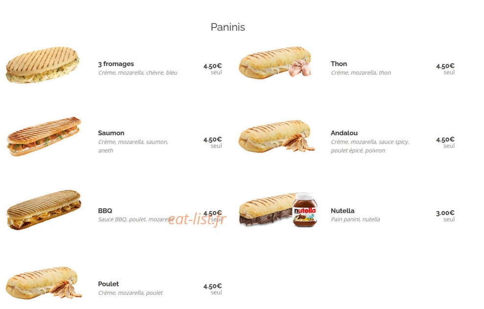 Burger Bucket — carte page 14