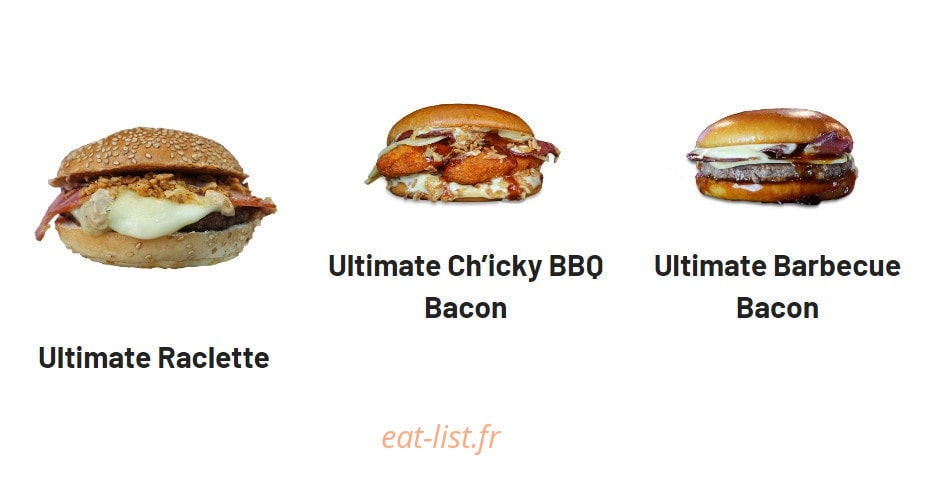 Chamas Burger — carte page 2