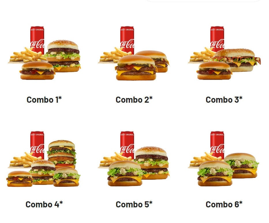 Chamas Burger — carte page 3