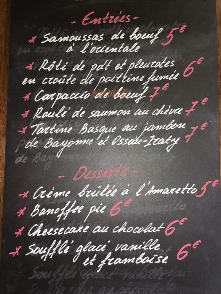 Cheers — carte page 1