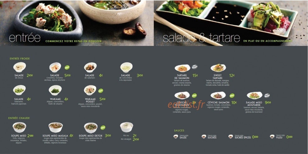 Côté Sushi — carte page 5