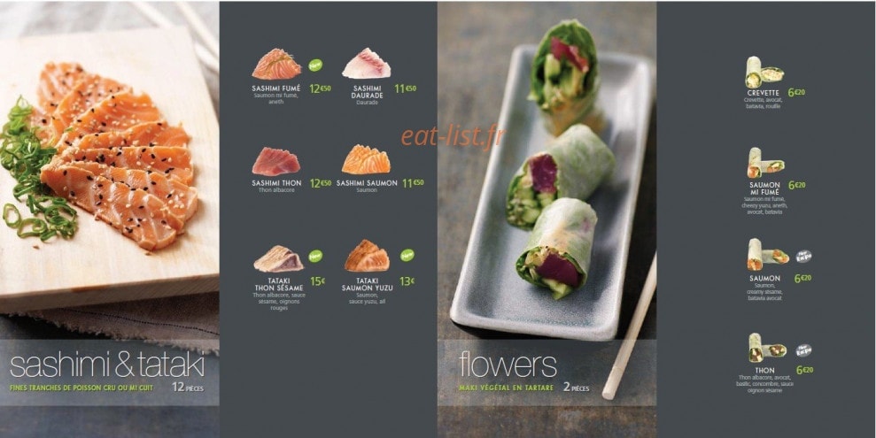 Côté Sushi — carte page 7