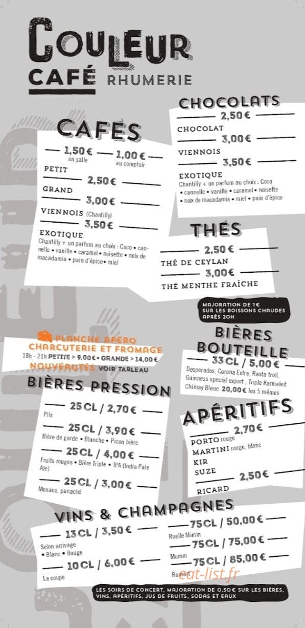 Couleur Café — carte page 2