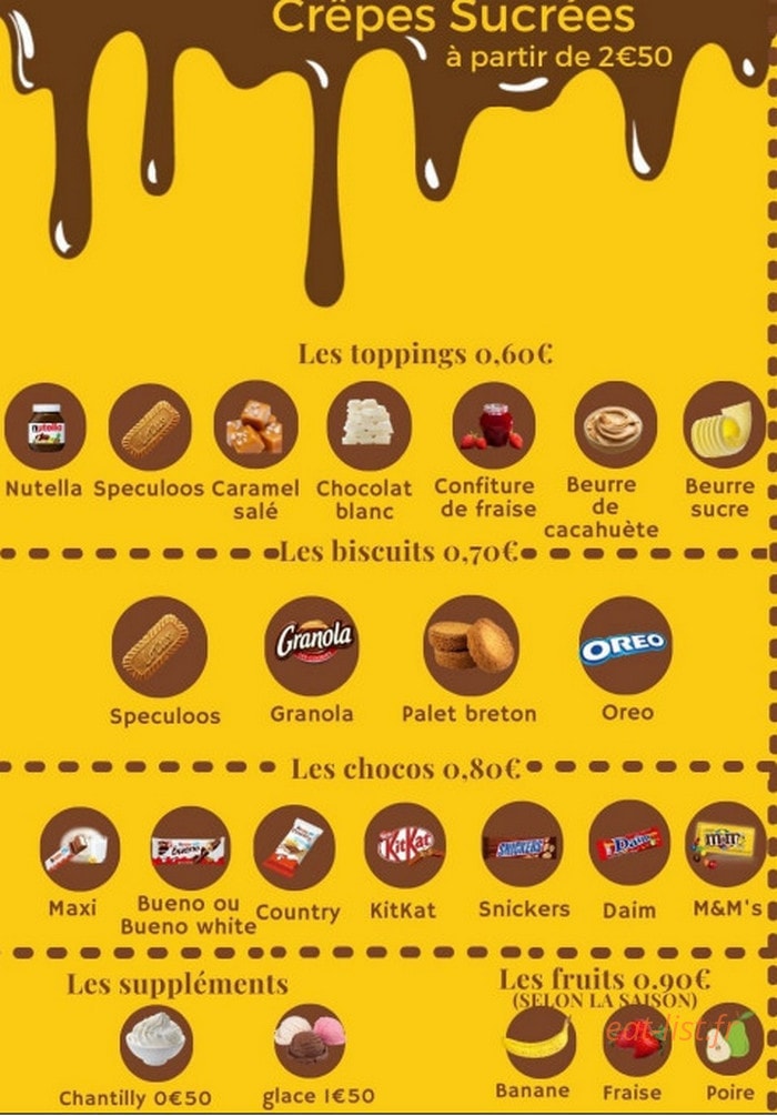 Fait ta crepe — carte page 2