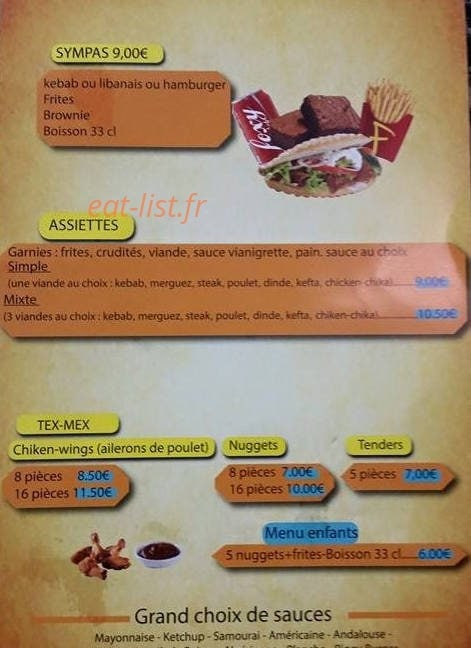 Foxy kebab — carte page 2