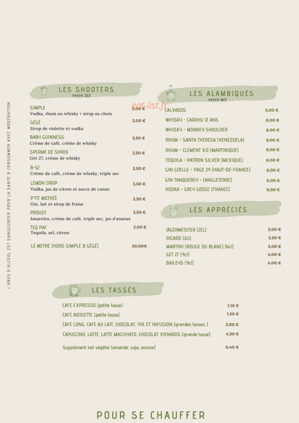 Green Corner — carte page 4