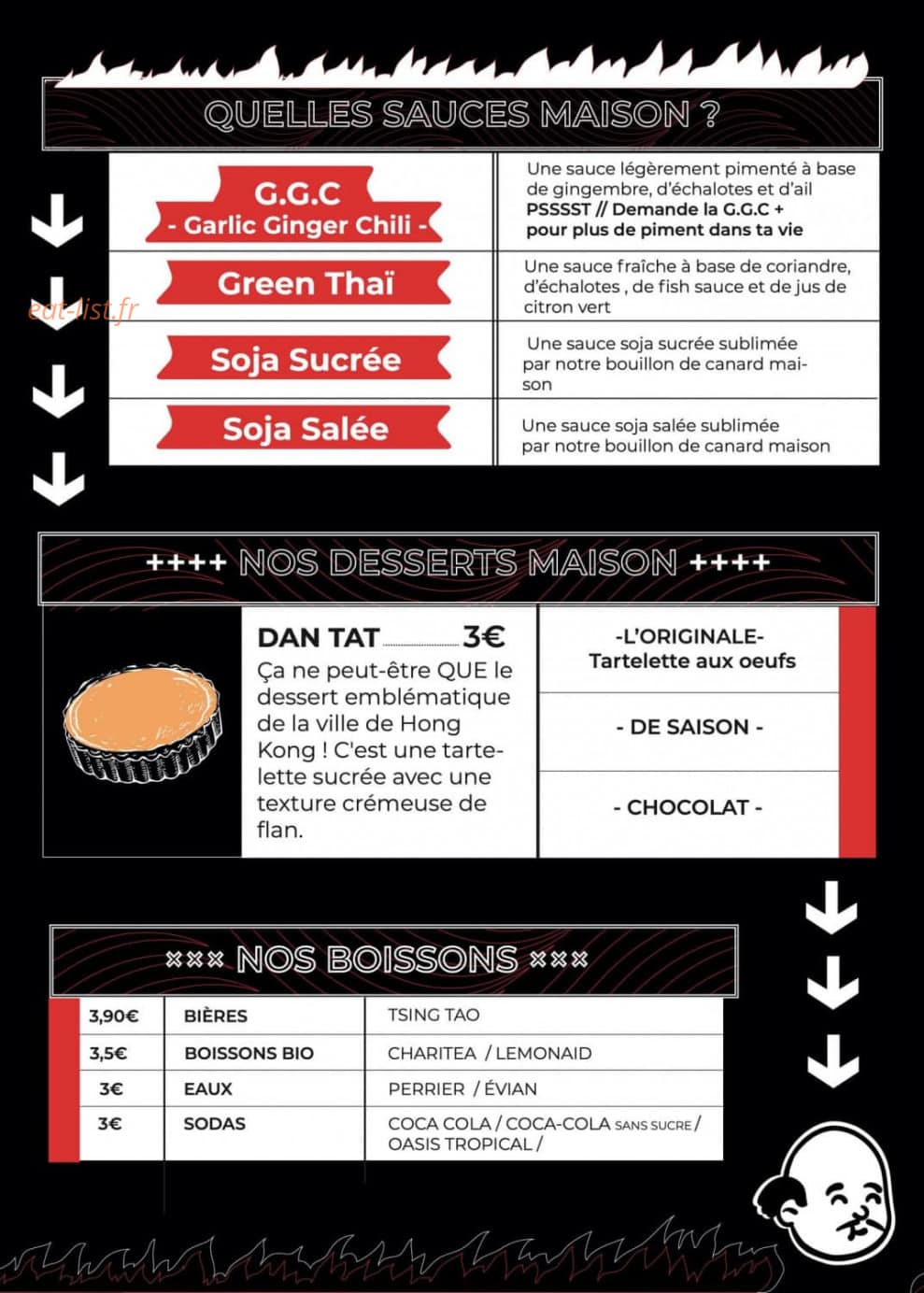 Gwailo 主 Rôtisseur — carte page 2