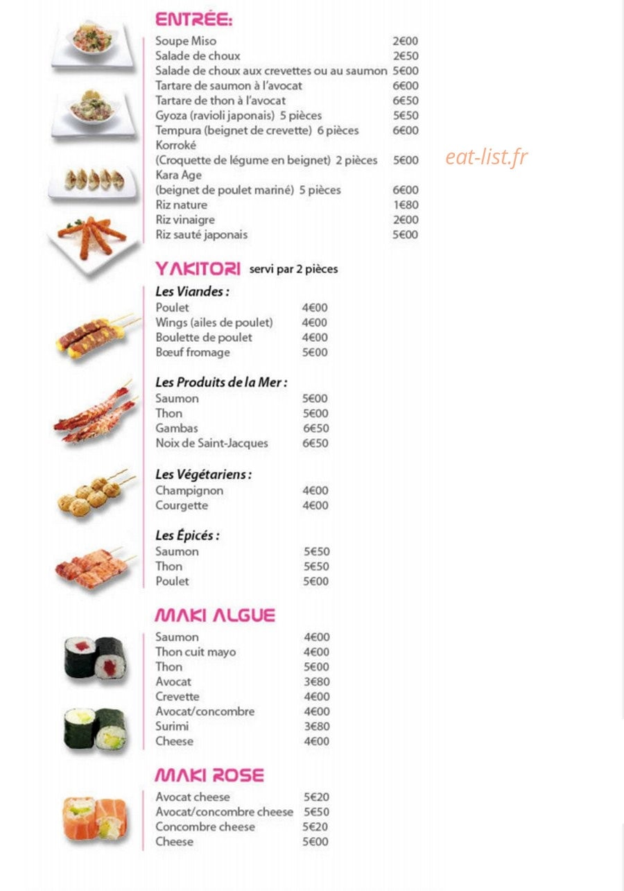Isakaya — carte page 2