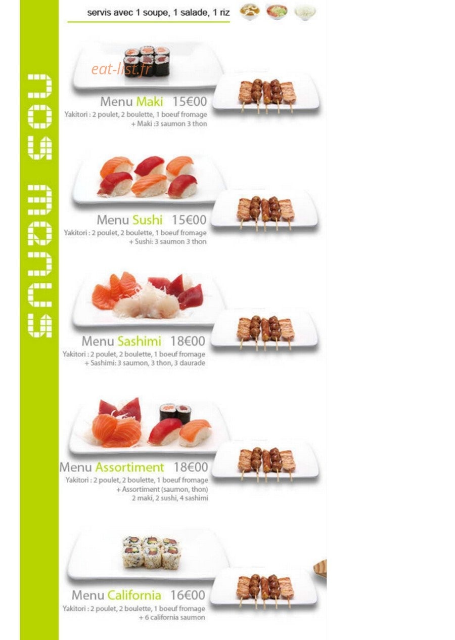 Isakaya — carte page 8