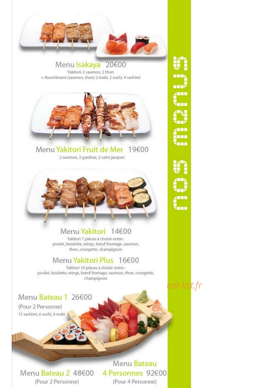 Isakaya — carte page 9