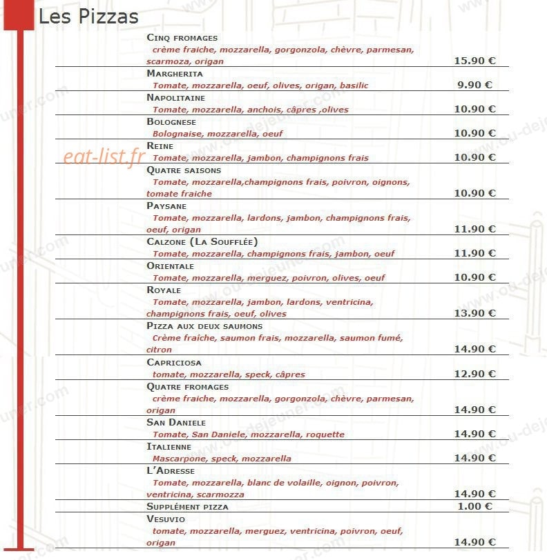 L'adresse — carte page 8