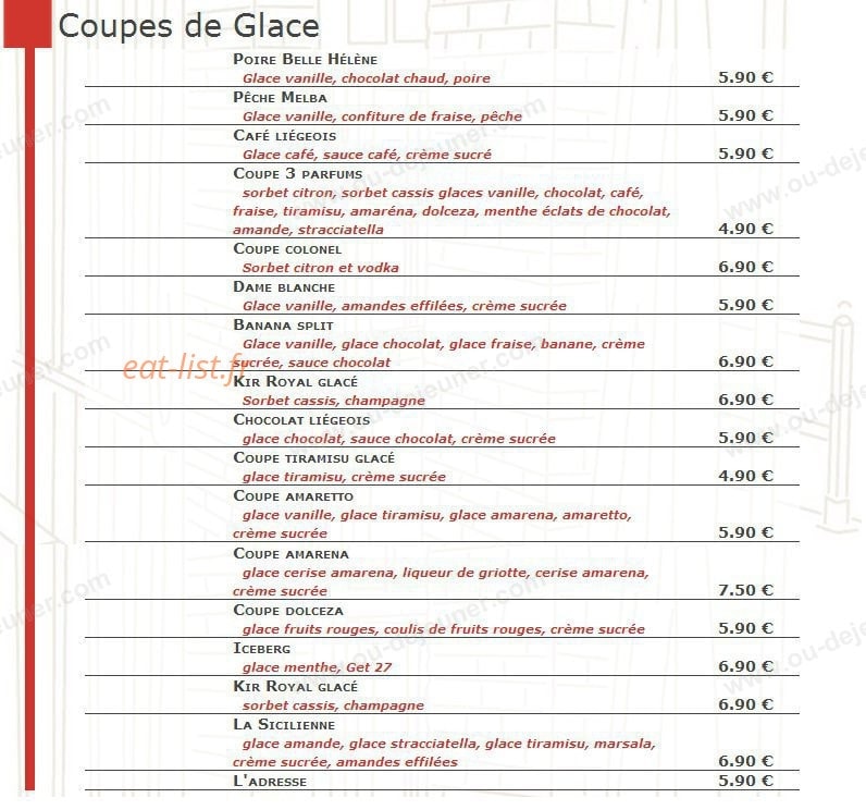 L'adresse — carte page 11