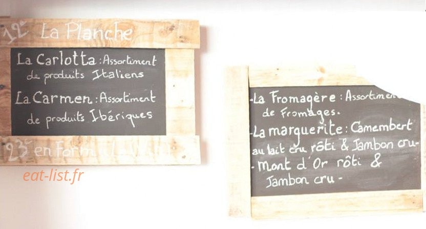 L' Atelier d'Alex — carte page 2