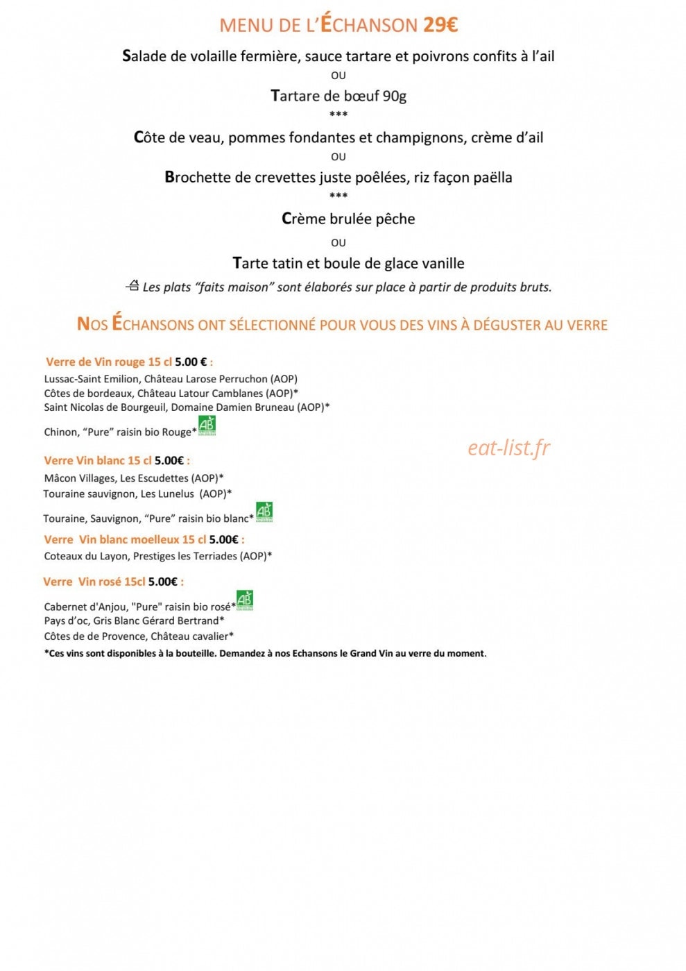 L'Echanson — carte page 2