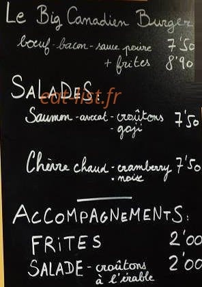 La cabane à poutines — carte page 2