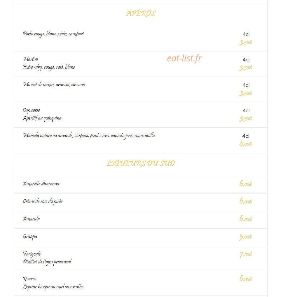 Le Barrio — carte page 6