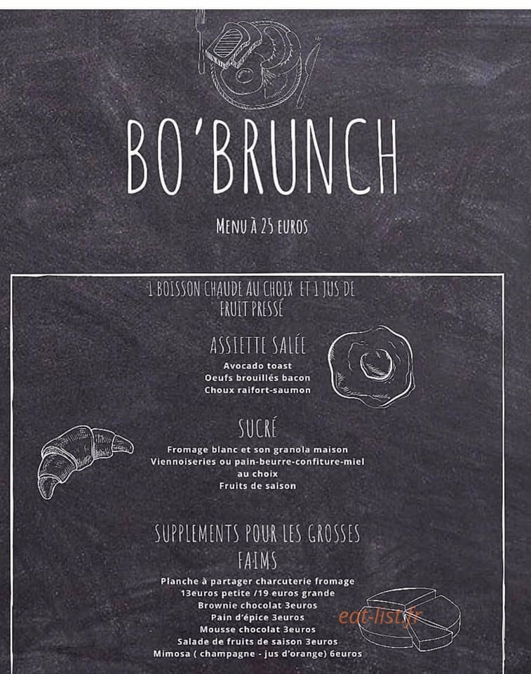 Le Bo Bar’t — carte page 1