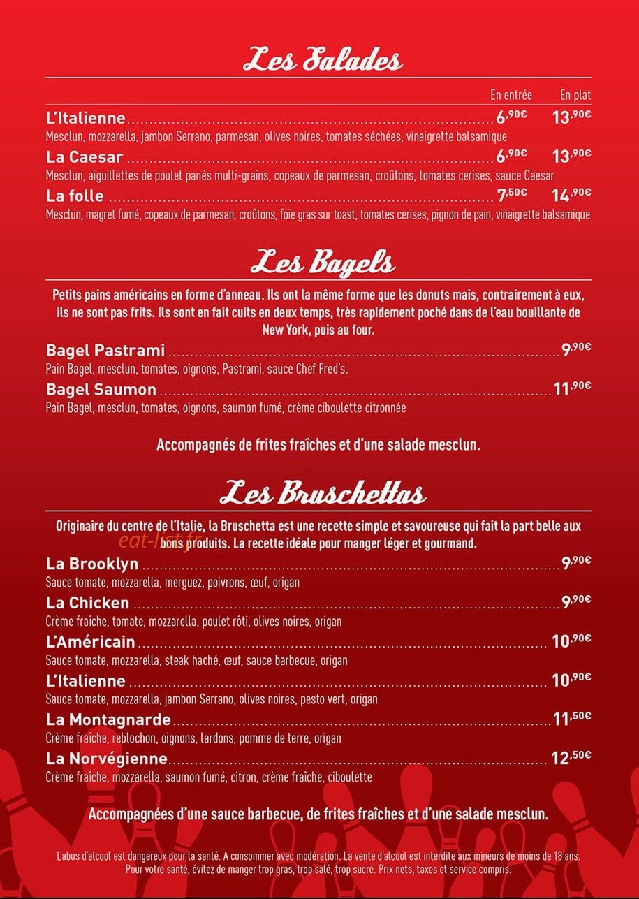 Le Brooklyn — carte page 2