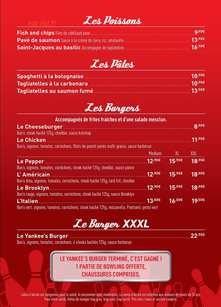 Le Brooklyn — carte page 4
