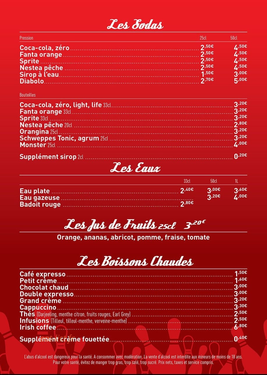 Le Brooklyn — carte page 9