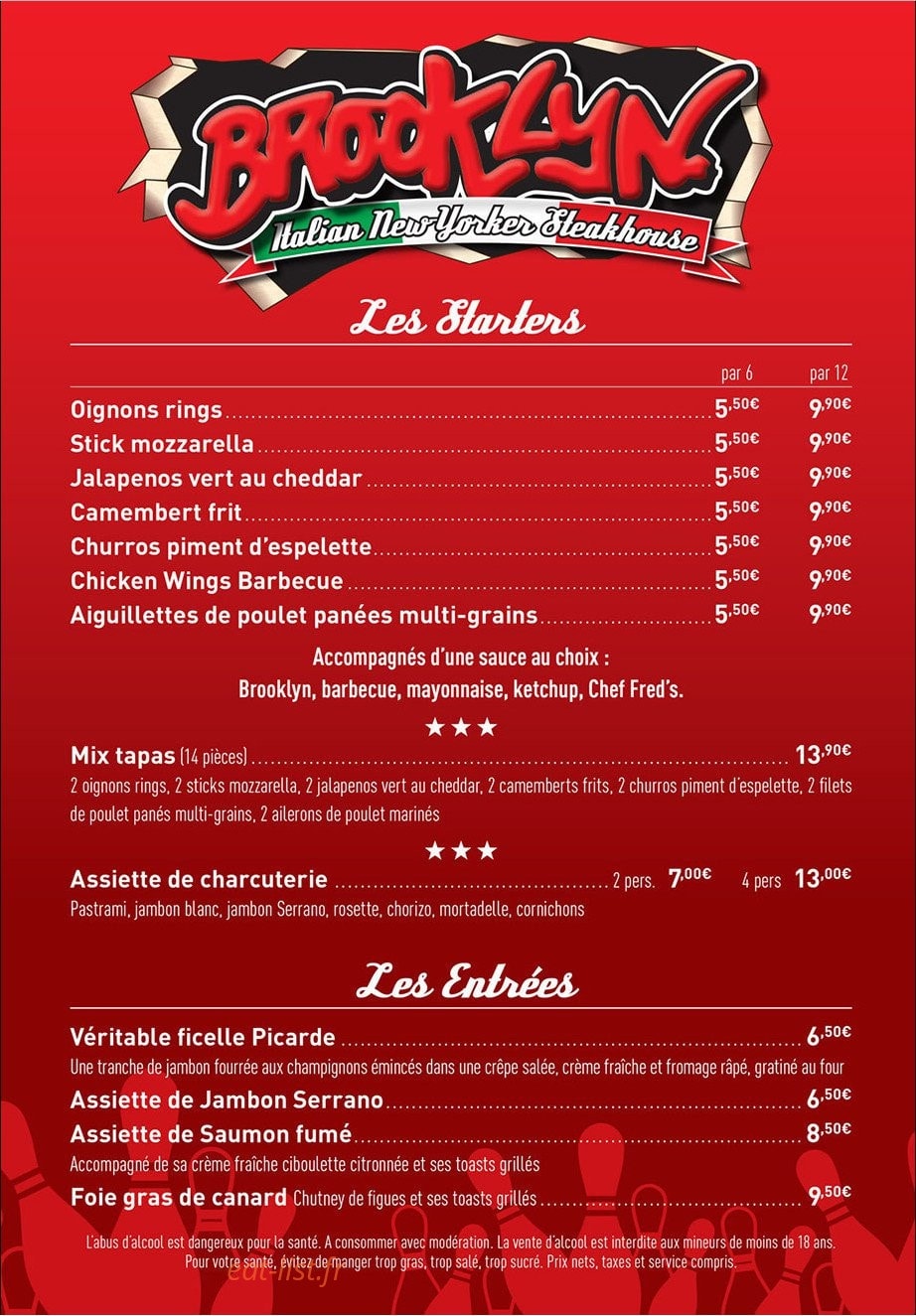Le Brooklyn — carte page 1