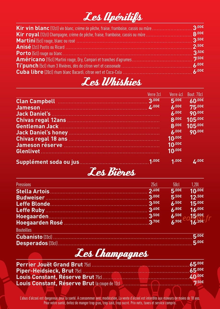Le Brooklyn — carte page 7