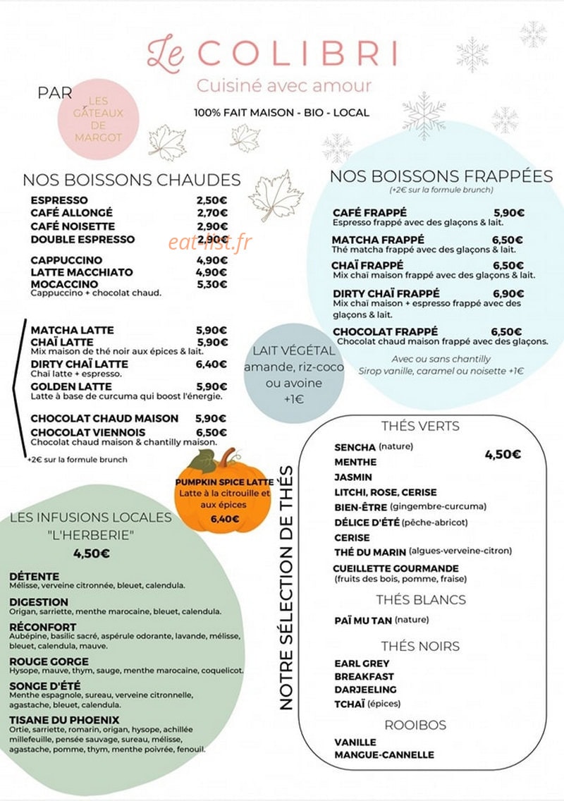 Le Colibri — carte page 4