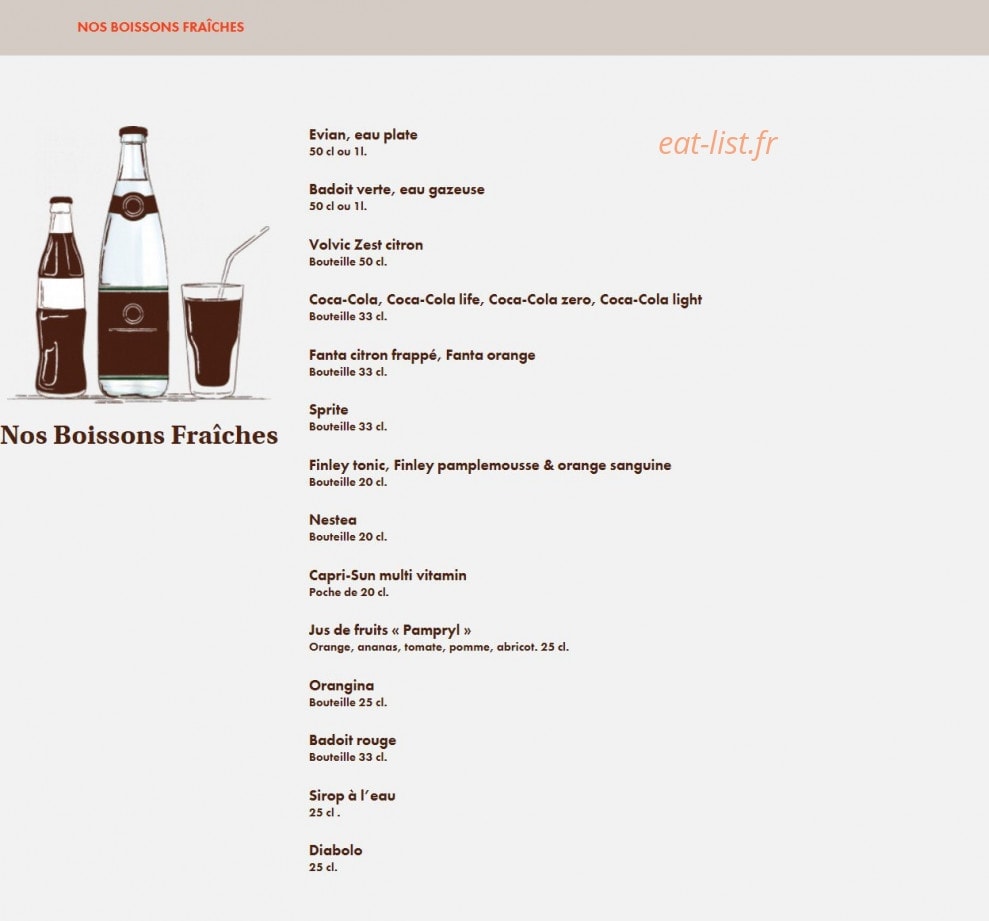 Le Comptoir du Malt — carte page 14
