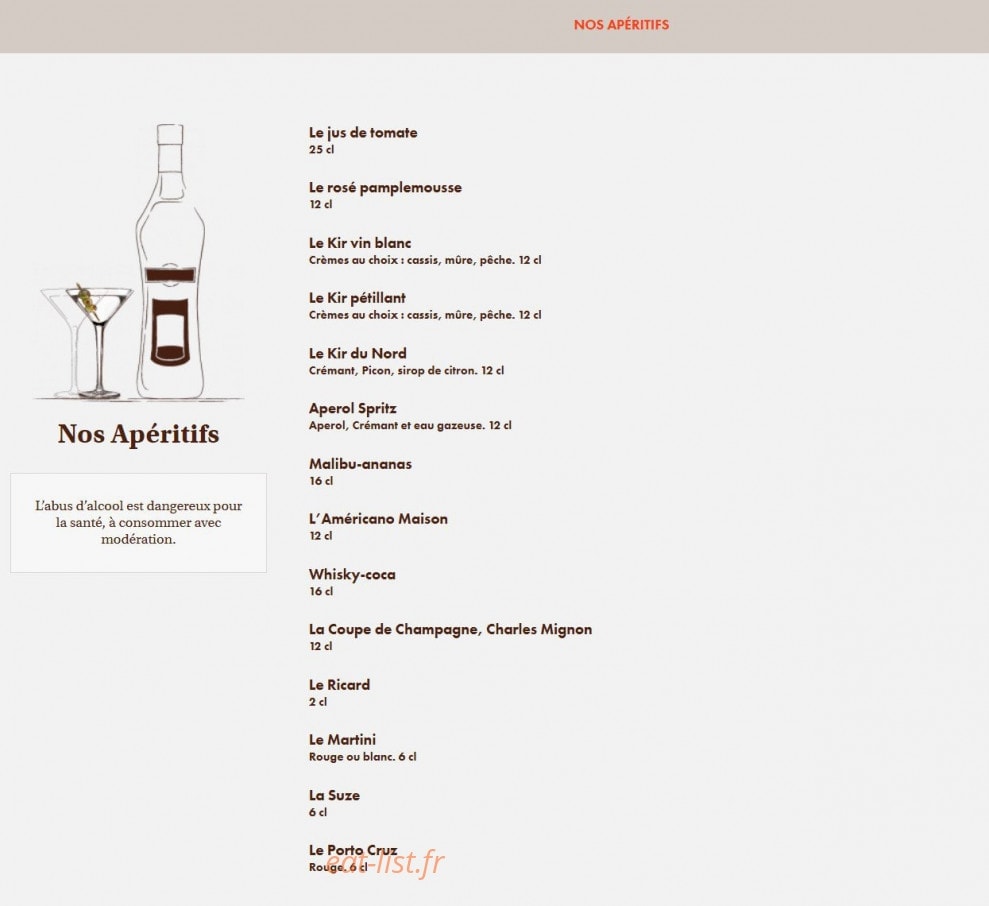 Le Comptoir du Malt — carte page 13