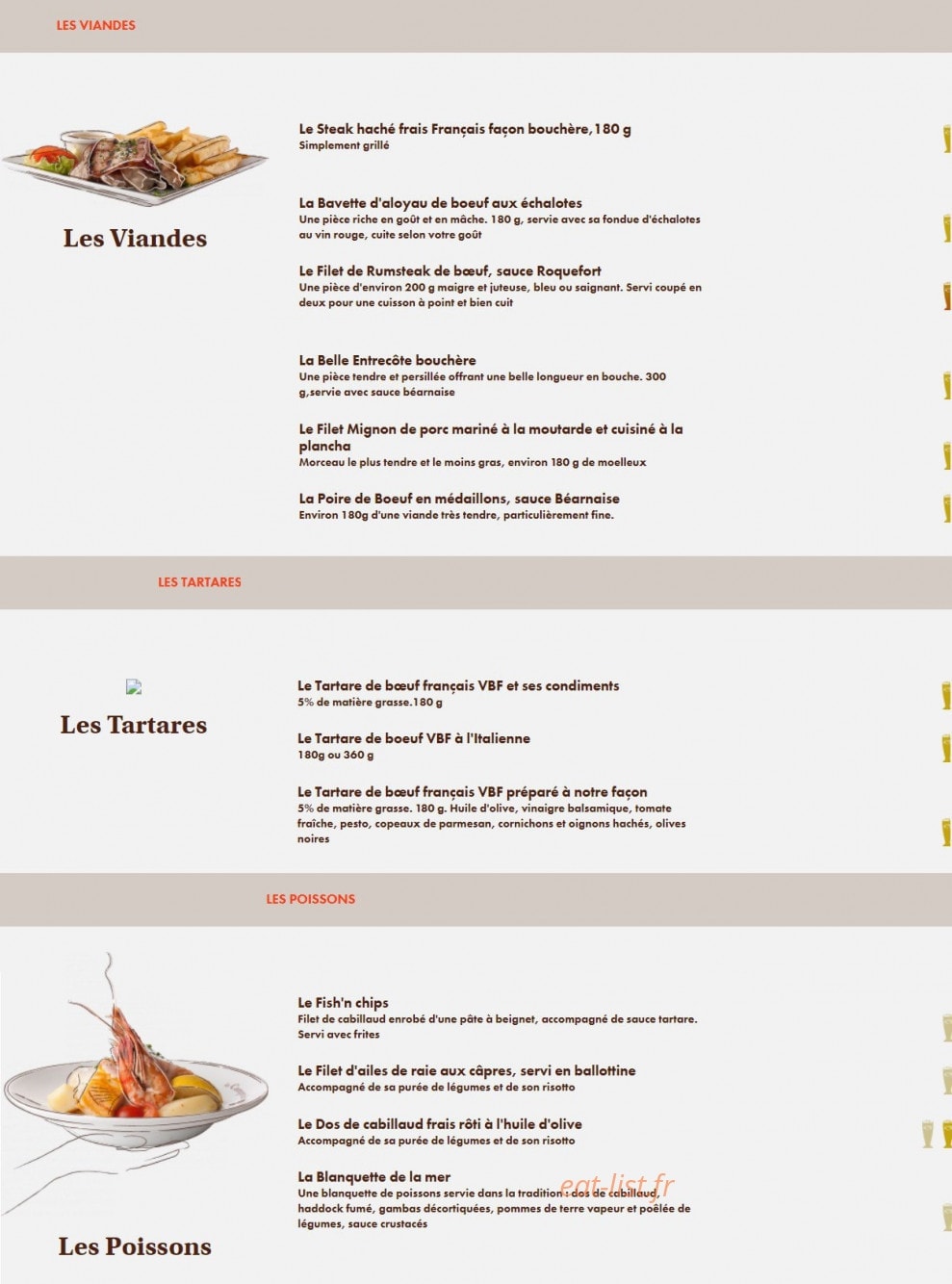 Le Comptoir du Malt — carte page 5