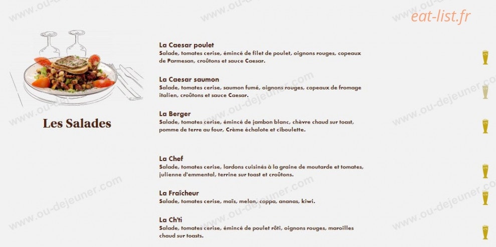 Le Comptoir du Malt — carte page 10